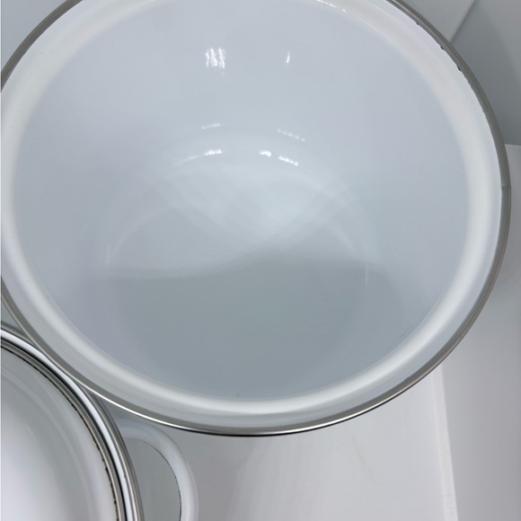 White Sunflower Design Kitchen Pot Set - Picture 5 of 7